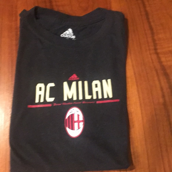 adidas Other - Adidas ac Milan black short sleeved t shirt